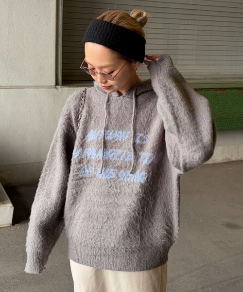 CIAOPANIC TYPY（チャオパニックティピー） パーカー モヘアタッチ