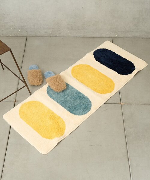 Francfranc（フランフラン） ラグ ラグマット デザインプリントラグ