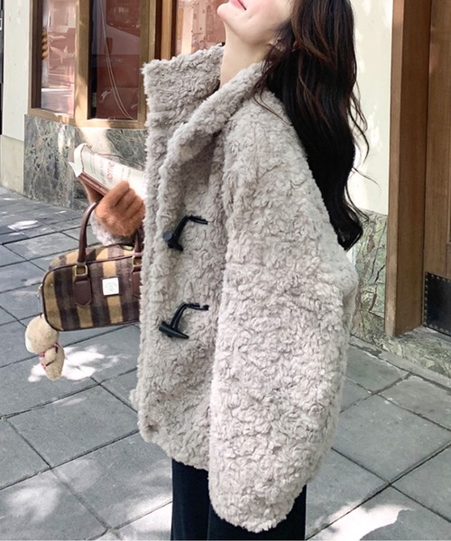 【冬本命◎極暖】relume ボアムートンコート LL 高級感あり 美品 楽天市場】【送料無料】コート 裏ボア レディース ムートンコート