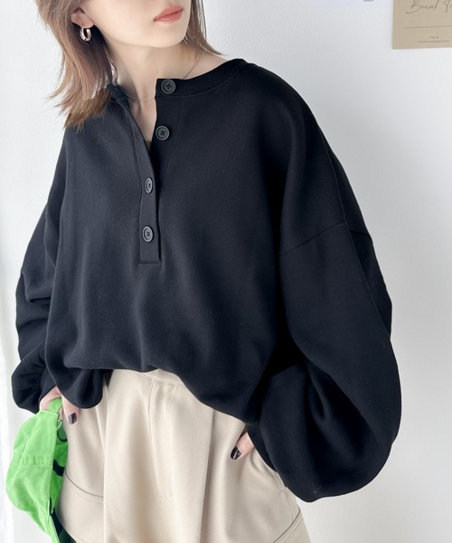 「Java」 スウェットカットソー LARGE ブラック レディース_画像2