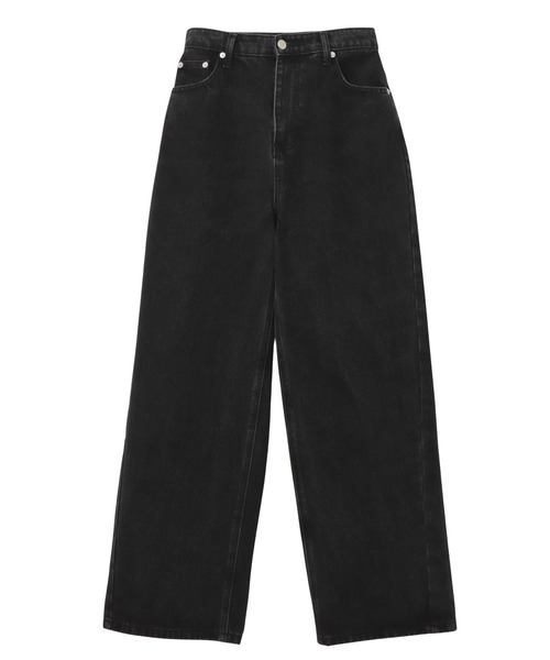 「evernavy」 デニムパンツ S ブラック レディース_画像8