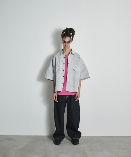 BLANK HOTEL ワイドパンツ ジーンズ Fireman Backle Denim Pants