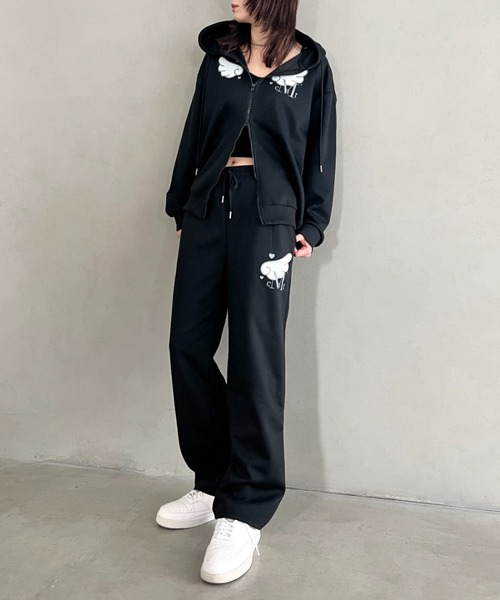 MUCENT（ムセント） ワイドパンツ スウェットパンツ ジャージ 「日本未