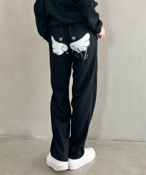 MUCENT（ムセント） ワイドパンツ スウェットパンツ ジャージ 「日本未