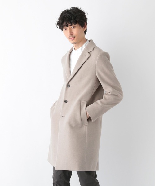 「GLOBAL WORK」 チェスターコート SMALL ダークグレー メンズ_画像6