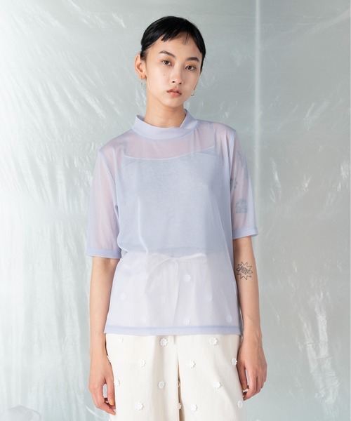 「mintdesigns」 半袖Tシャツ 2 グリーン レディース_画像3