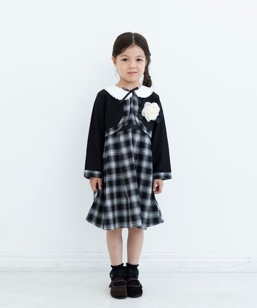 [RIO] フォーマルワンピース 4点セット 110cm-130cm 全5色 m RIO（リオ） セレモニースーツ フォーマル 発表会 卒園式 入学式 「4点