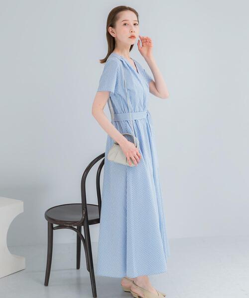 【希少✨】バーバリー　トレンチワンピ➕カシュクールワンピース2点セット38 ワンピース 半袖 「WEB/一部店舗限定」チェックカシュクールワンピース