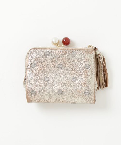 「perche」 財布 FREE ゴールド系その他 レディース_画像2