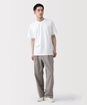 tシャツ 紳士 天竺編みクルーネック半袖Tシャ...の詳細画像1