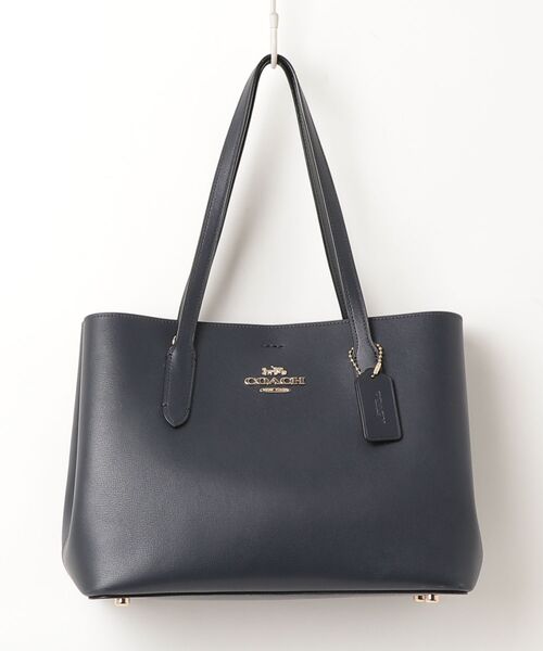 COACH（コーチ） ワンポイントトートバッグ - ネイビー レディース