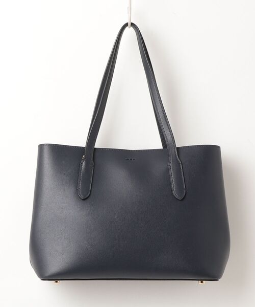 美品◎COACH ベケット オールレザー トートバッグ 本革 ネイビー ☆美品☆【COACH】ベケット トートバッグ レザー ビジネス ネイビー