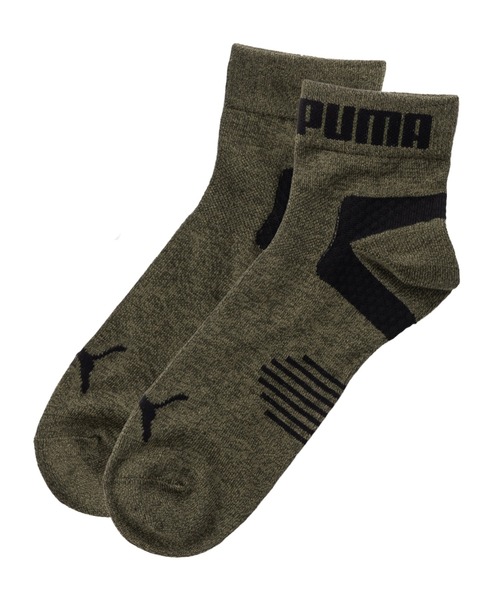 PUMA（プーマ） 靴下 クォーターソックス 3足組 靴下 メンズ 消臭 吸水