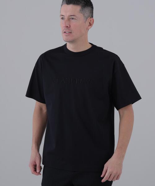 tシャツ 「St ANDREWS」プレーティング天竺半袖Tシャツ (MENS) メンズ