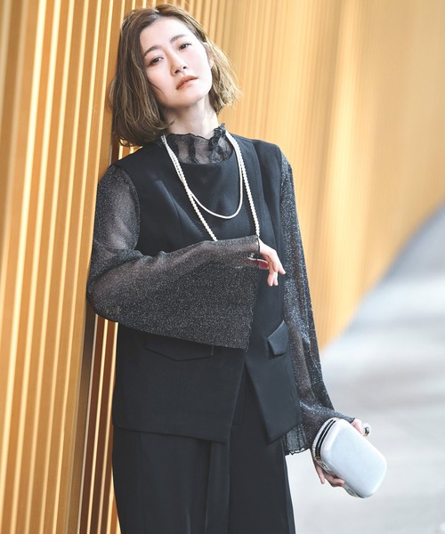 「RUIRUE BOUTIQUE」 セットアップ M アイボリー レディースの画像