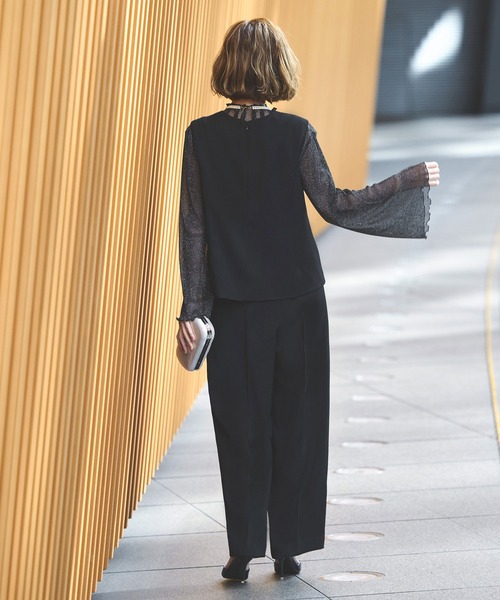「RUIRUE BOUTIQUE」 セットアップ M アイボリー レディースの画像