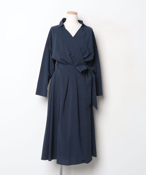 ANAYI（アナイ） シャツワンピース 38 ネイビー レディース : ZOZOTOWN