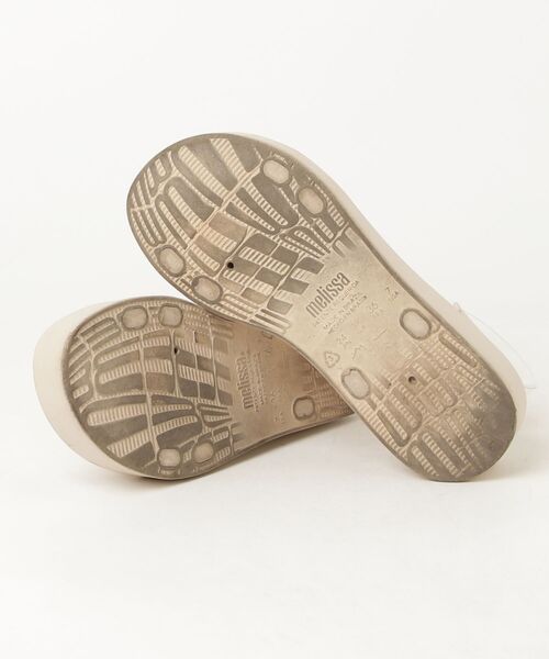 「melissa」 フラットサンダル 38 ベージュ レディース_画像3