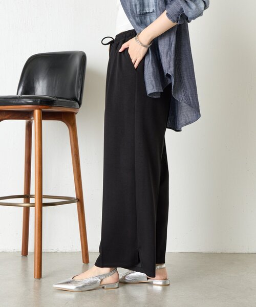 「Jena espace merveilleux」 イージーパンツ FREE チャコールグレー レディース_画像7