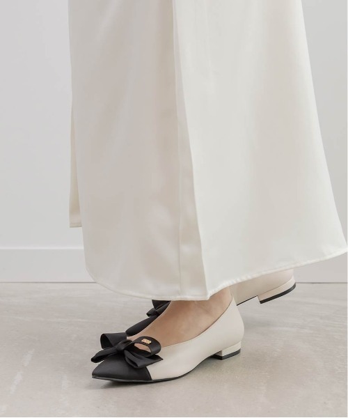 「RANDA」 フラットパンプス 22 アイボリー レディース_画像5