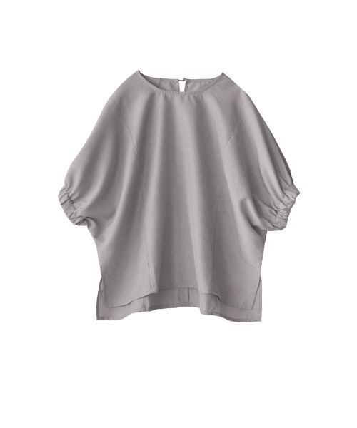 「e-zakkamania stores」 半袖ブラウス M グレー レディース_画像3