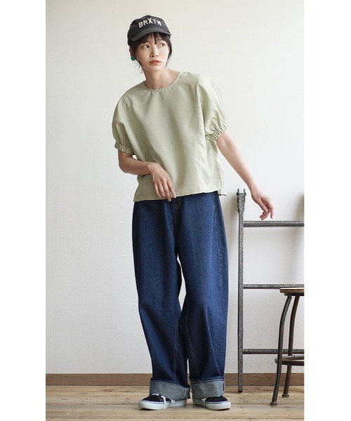 「e-zakkamania stores」 半袖ブラウス M グレー レディース_画像6