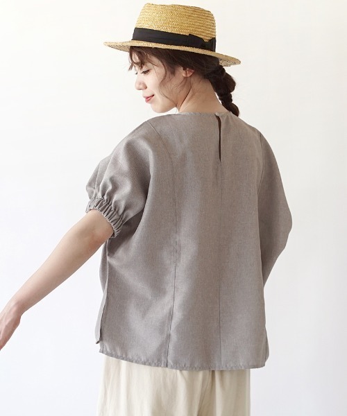 「e-zakkamania stores」 半袖ブラウス M グレー レディース_画像8