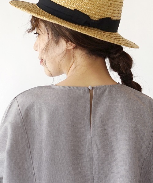 「e-zakkamania stores」 半袖ブラウス M グレー レディース_画像9