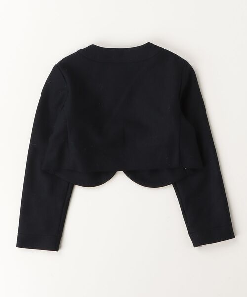 「kate spade new york kids」 「KIDS」ノーカラージャケット 120cm ネイビー キッズ_画像2