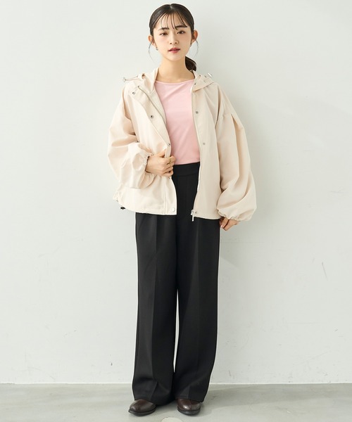 「mil」 マウンテンパーカー X-SMALL オフホワイト レディース_画像9
