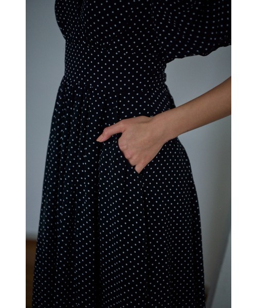 Estella.K ワンピース 半袖 New Harper Polka-dot Dress「Essential