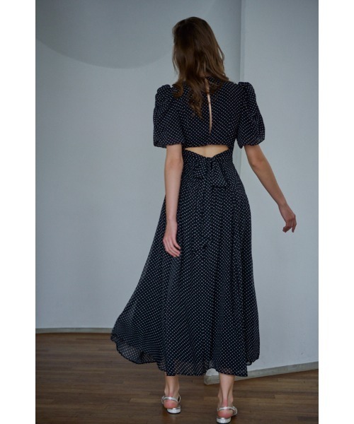 Estella.K ワンピース 半袖 New Harper Polka-dot Dress「Essential
