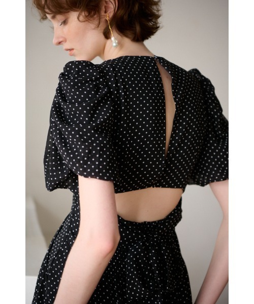 Estella.K ワンピース 半袖 New Harper Polka-dot Dress「Essential