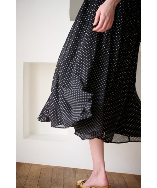 Estella.K ワンピース 半袖 New Harper Polka-dot Dress「Essential