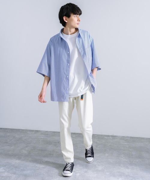 「KRIFF MAYER」 イージーパンツ L ブルー メンズ_画像7