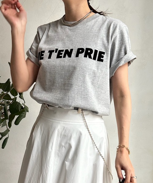 「DouDou」 半袖Tシャツ FREE ホワイト レディース_画像4