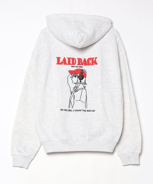 「Red Cap Girl」 ジップアップパーカー M グリーン レディース_画像3