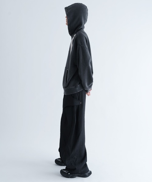 「epnok」 ジップアップパーカー LARGE ネイビー メンズ_画像9