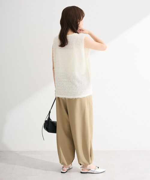 Green Parks（グリーンパークス） ベスト ジレ フェザーノースリーブ