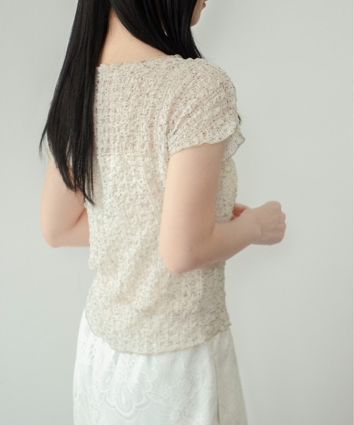 「on:nue」 半袖Tシャツ FREE ブラック系その他 レディース_画像5