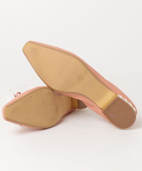 「NEUE THE MARKET」 パンプス 24cm コーラルピンク レディース_画像3
