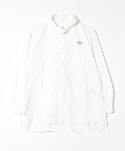 DANTON BIGシルエットシャツ 36 ホワイト 日本製 ゆったり Danton（ダントン） 長袖シャツ 36 ホワイト レディース : ZOZOTOWN