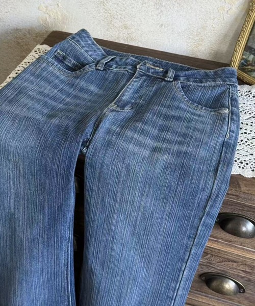 「Lis ardent」 デニムパンツ L サックスブルー レディース_画像5
