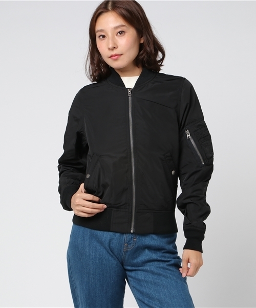ALPHA（アルファ）の「レディース MA-1 SHORT（ブルゾン）」 - WEAR
