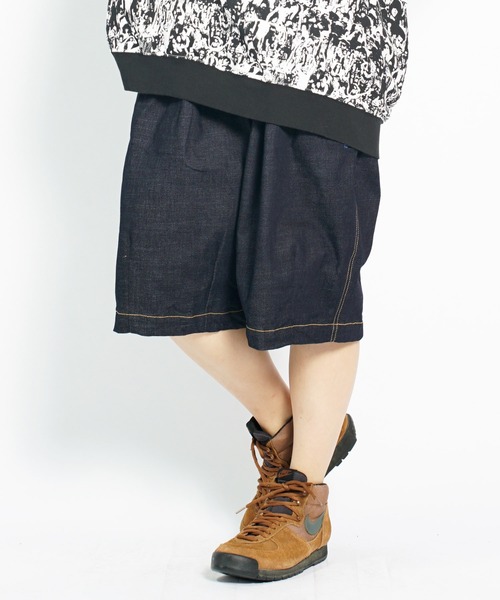 ALDIES（アールディーズ） ワイドパンツ ジーンズ Denim Abura Shorts 