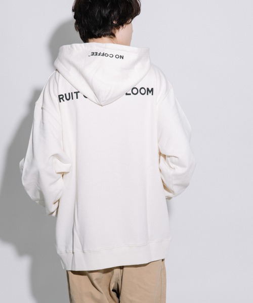 パーカー NO COFFEEコラボ プルオーバーパ −カー レディース メンズ FRUIT OF THE LOOM パーカー NO COFFEEコラボ プルオーバーパ