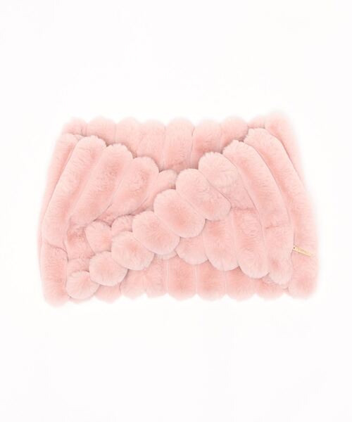 FURLA フルラ　スヌード　フェイクファー FURLA マフラー ストール フェイクファースヌード レディース