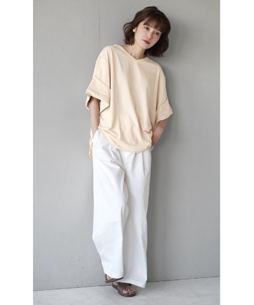 zootie（ズーティー） tシャツ 「簡単にこなれるロールアップ袖
