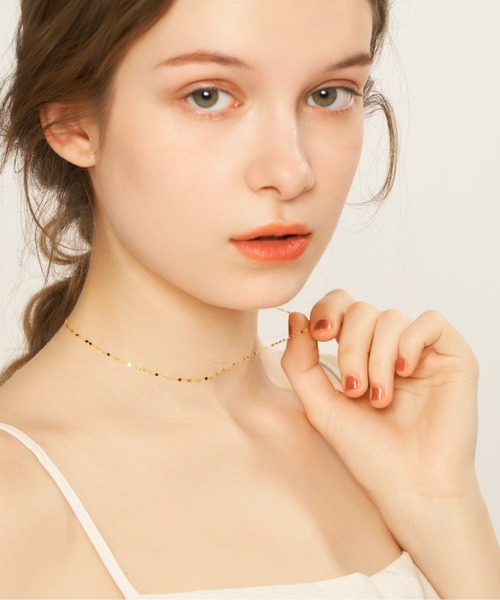Jewel closet by L&Co. ネックレス K18 イエローゴールド フラワー