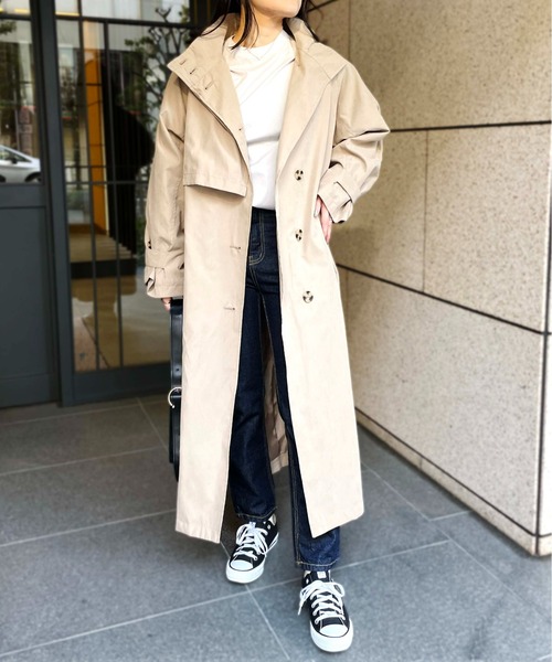 ステンカラーコート ステンカラーロングコート : ZOZOTOWN Yahoo